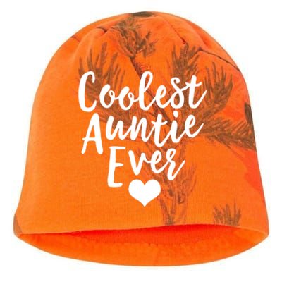 Aunt Gift The Coolest Auntie Ever Gift Kati - Camo Knit Beanie