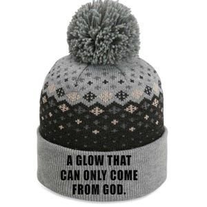 A Glow That Can Only Come From God Christian The Baniff Cuffed Pom Beanie