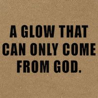 A Glow That Can Only Come From God Christian Cotton Canvas Backpack