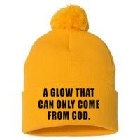 A Glow That Can Only Come From God Christian Pom Pom 12in Knit Beanie