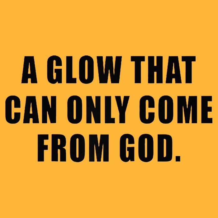 A Glow That Can Only Come From God Christian Pom Pom 12in Knit Beanie
