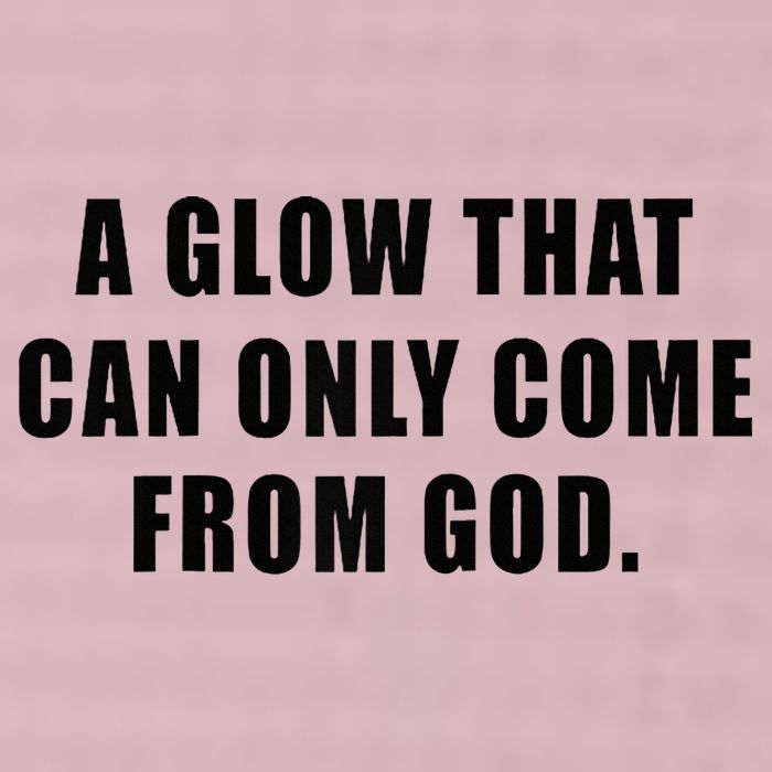 A Glow That Can Only Come From God Christian 25L Jumbo Tote