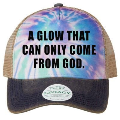A Glow That Can Only Come From God Christian Legacy Tie Dye Trucker Hat