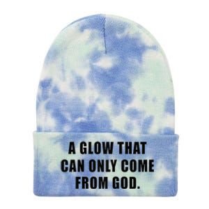 A Glow That Can Only Come From God Christian Tie Dye 12in Knit Beanie