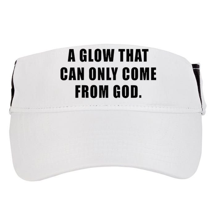 A Glow That Can Only Come From God Christian Adult Drive Performance Visor