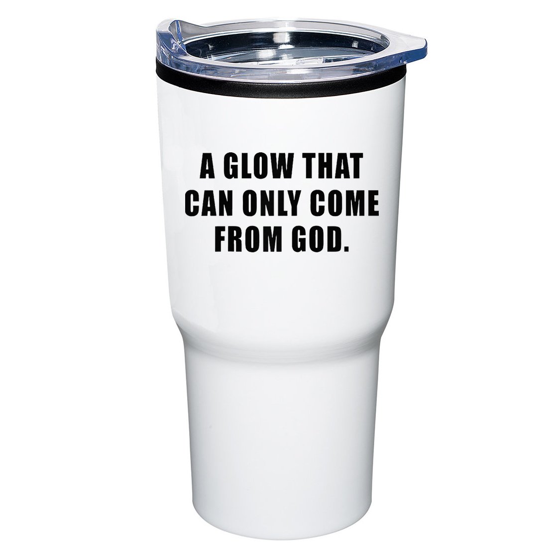 A Glow That Can Only Come From God Christian Tumbler