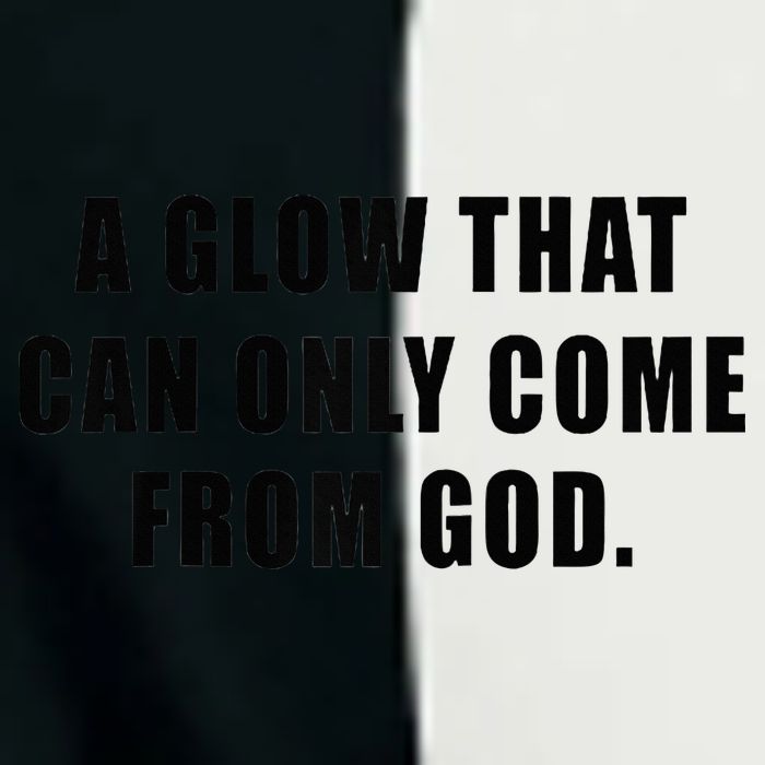 A Glow That Can Only Come From God Christian Infant Baby Jersey Bodysuit