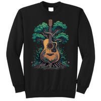 Acoustic Guitar Tree Musician Guitarist Sweatshirt