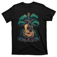 Acoustic Guitar Tree Musician Guitarist T-Shirt