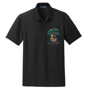 Acoustic Guitar Tree Musician Guitarist Dry Zone Grid Polo