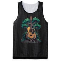 Acoustic Guitar Tree Musician Guitarist Mesh Reversible Basketball Jersey Tank