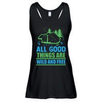 All Good Things Are Wild And Free Ladies Essential Flowy Tank