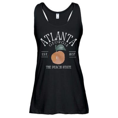 Atlanta Georgia The Peach State Ladies Essential Flowy Tank