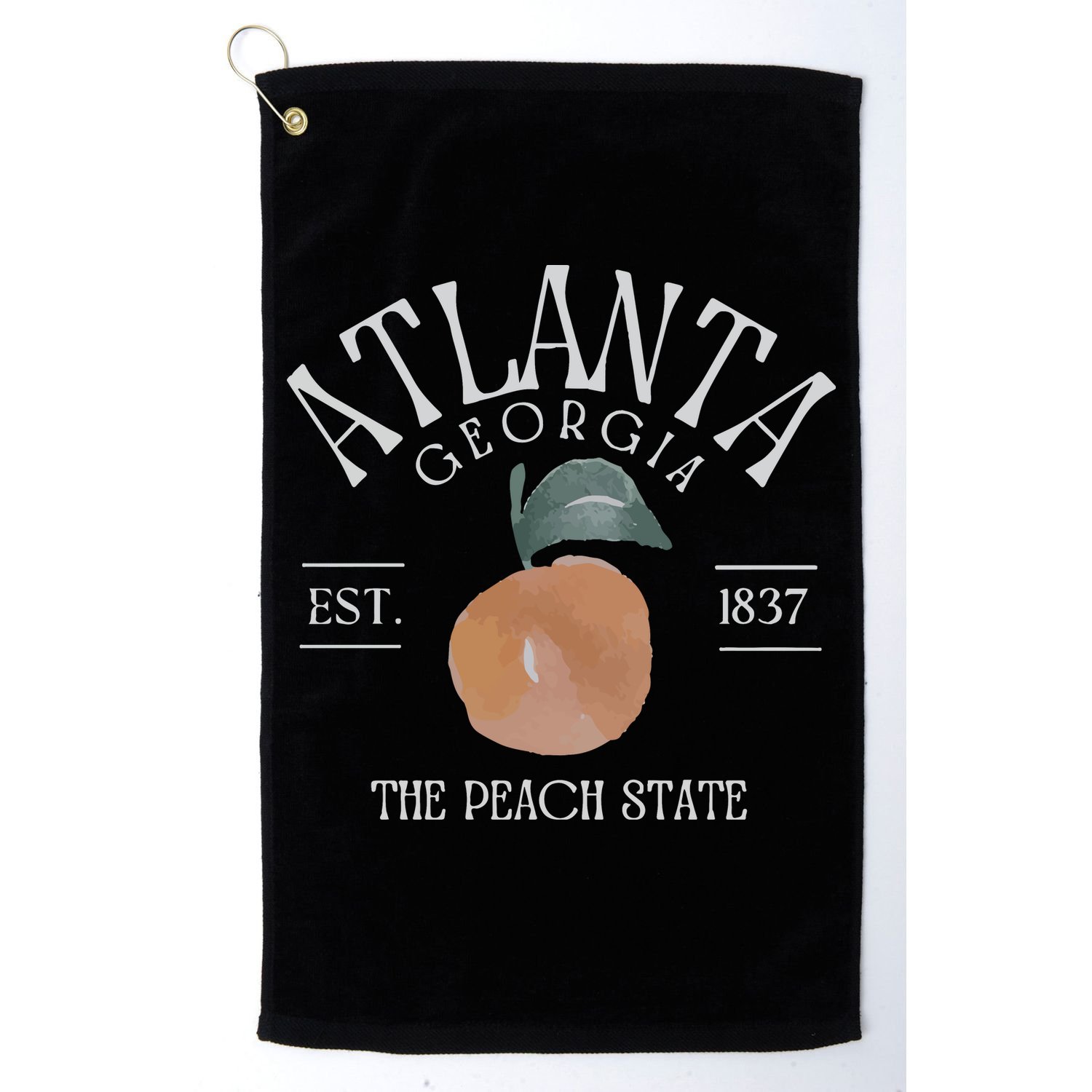 Atlanta Georgia The Peach State Golf Towel