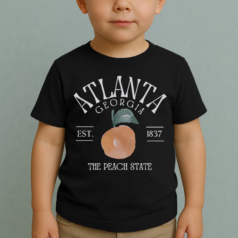 Atlanta Georgia The Peach State Toddler T-Shirt
