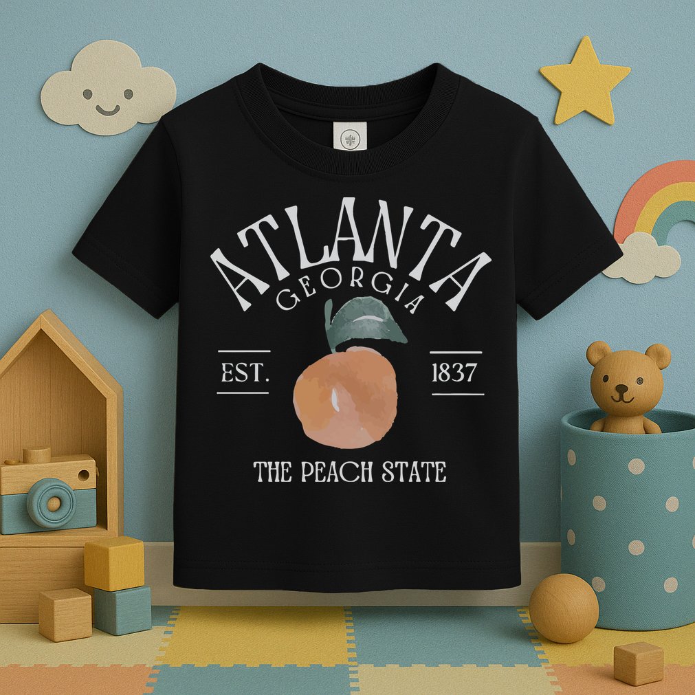 Atlanta Georgia The Peach State Toddler T-Shirt