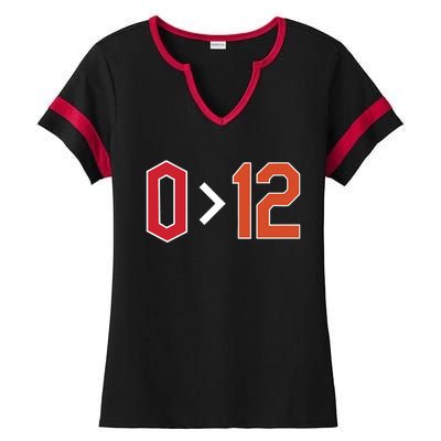 Ag Greater Than 12 Ladies Halftime Notch Neck Tee