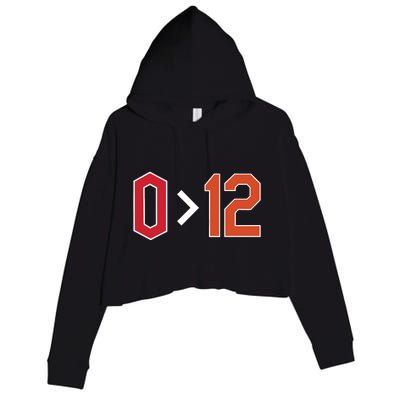 Ag Greater Than 12 Crop Fleece Hoodie