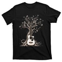 Acoustic Guitar Tree Of Life Nature Of Music Guitarist T-Shirt