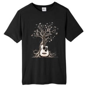 Acoustic Guitar Tree Of Life Nature Of Music Guitarist Tall Fusion ChromaSoft Performance T-Shirt