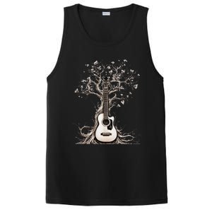 Acoustic Guitar Tree Of Life Nature Of Music Guitarist PosiCharge Competitor Tank