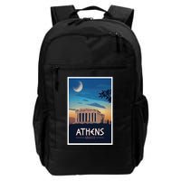 Athens Greece Vintage Travel Poster Backpack