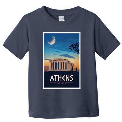 Athens Greece Vintage Travel Poster Toddler T-Shirt