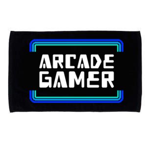 Arcade Gamer Video Games Player Retro Gaming Gamers Gift Microfiber Hand Towel