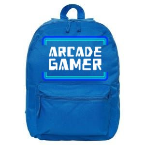 Arcade Gamer Video Games Player Retro Gaming Gamers Gift 16 in Basic Backpack