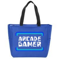 Arcade Gamer Video Games Player Retro Gaming Gamers Gift Zip Tote Bag