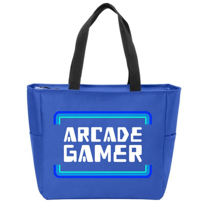 Arcade Gamer Video Games Player Retro Gaming Gamers Gift Zip Tote Bag