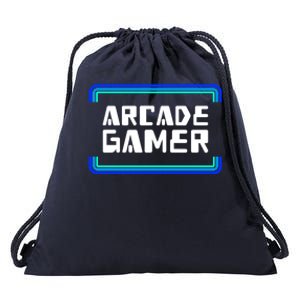 Arcade Gamer Video Games Player Retro Gaming Gamers Gift Drawstring Bag