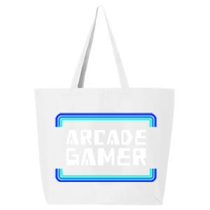 Arcade Gamer Video Games Player Retro Gaming Gamers Gift 25L Jumbo Tote