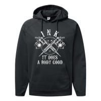 Attoo Guns Vintage Ink Inked Funny Attoo Artist Gift Performance Fleece Hoodie