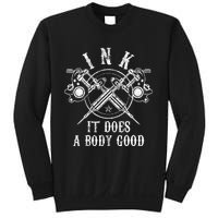 Attoo Guns Vintage Ink Inked Funny Attoo Artist Gift Sweatshirt