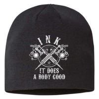 Attoo Guns Vintage Ink Inked Funny Attoo Artist Gift Sustainable Beanie