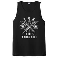 Attoo Guns Vintage Ink Inked Funny Attoo Artist Gift PosiCharge Competitor Tank