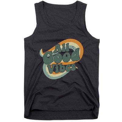 All Good Vibes Positive Vibes Only Tank Top