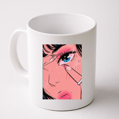 Anime Girl Vaporwave Egirl Aesthetic Japanese Otaku Coffee Mug