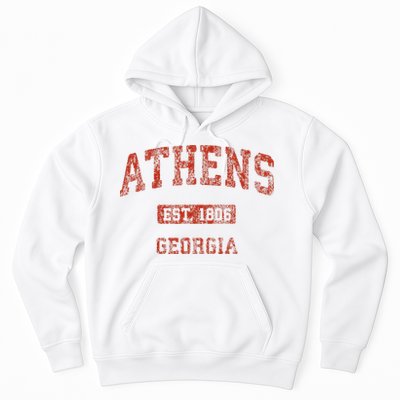 Athens Georgia Vintage Athletic Sports Hoodie