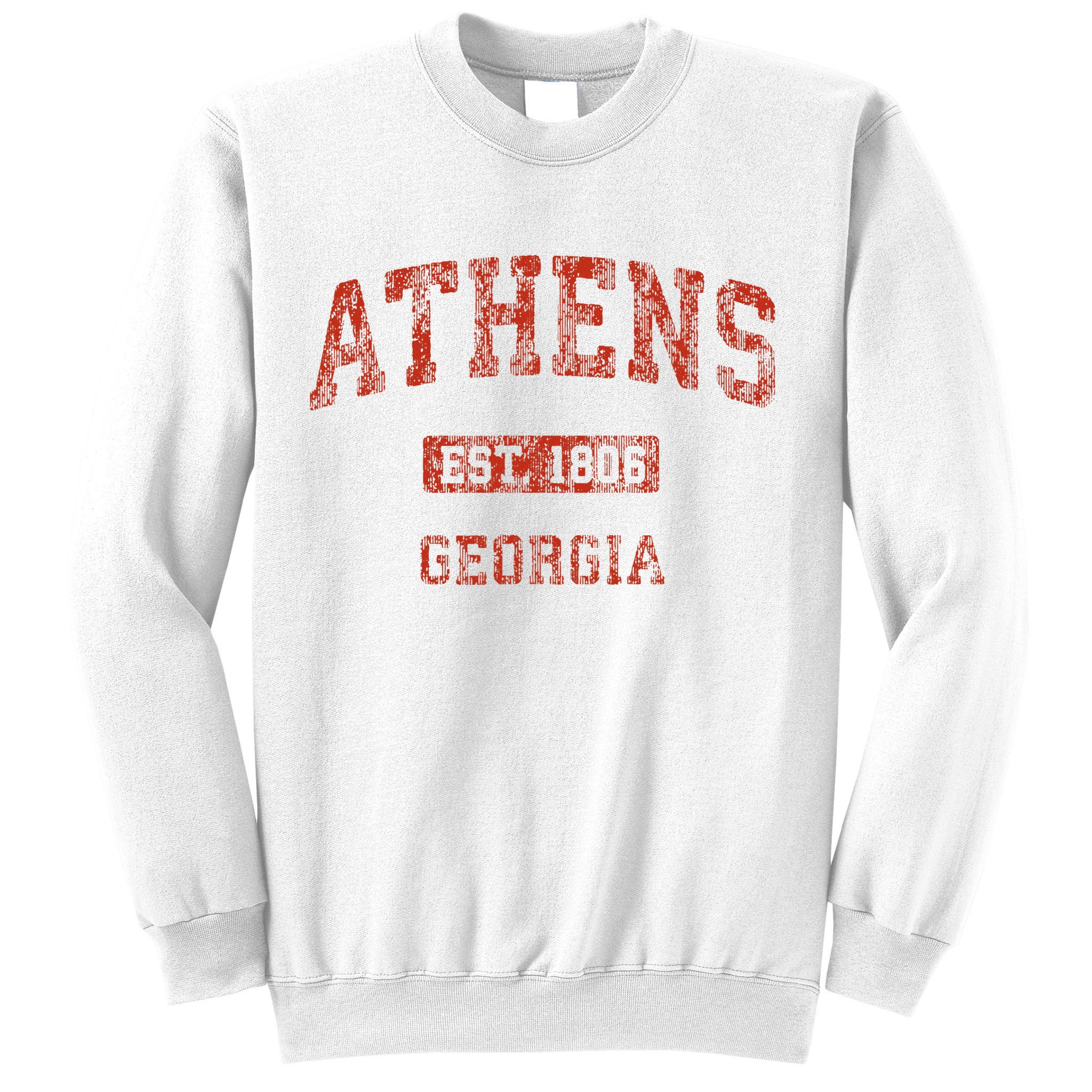 Athens Georgia Vintage Athletic Sports Sweatshirt