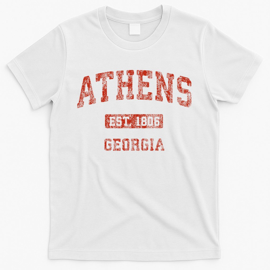 Athens Georgia Vintage Athletic Sports T-Shirt