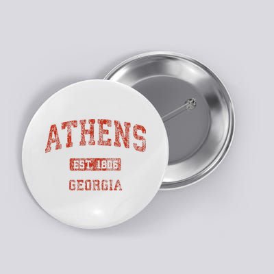 Athens Georgia Vintage Athletic Sports Button
