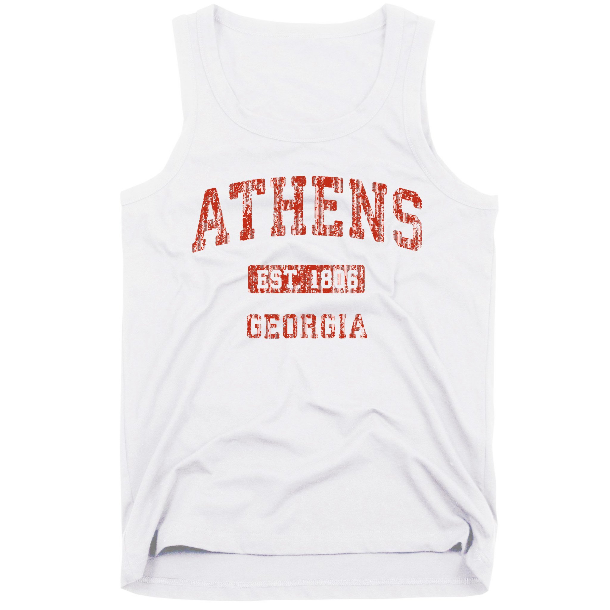 Athens Georgia Vintage Athletic Sports Tank Top