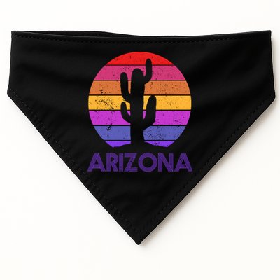 Arizona Gift Vintage Retro Cactus Souvenir Gift USA-Made Doggie Bandana