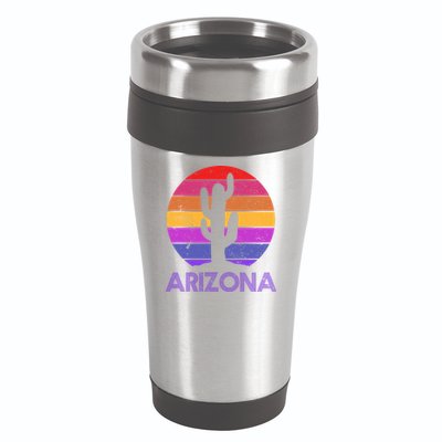 Arizona Gift Vintage Retro Cactus Souvenir Gift 16oz Travel Tumbler