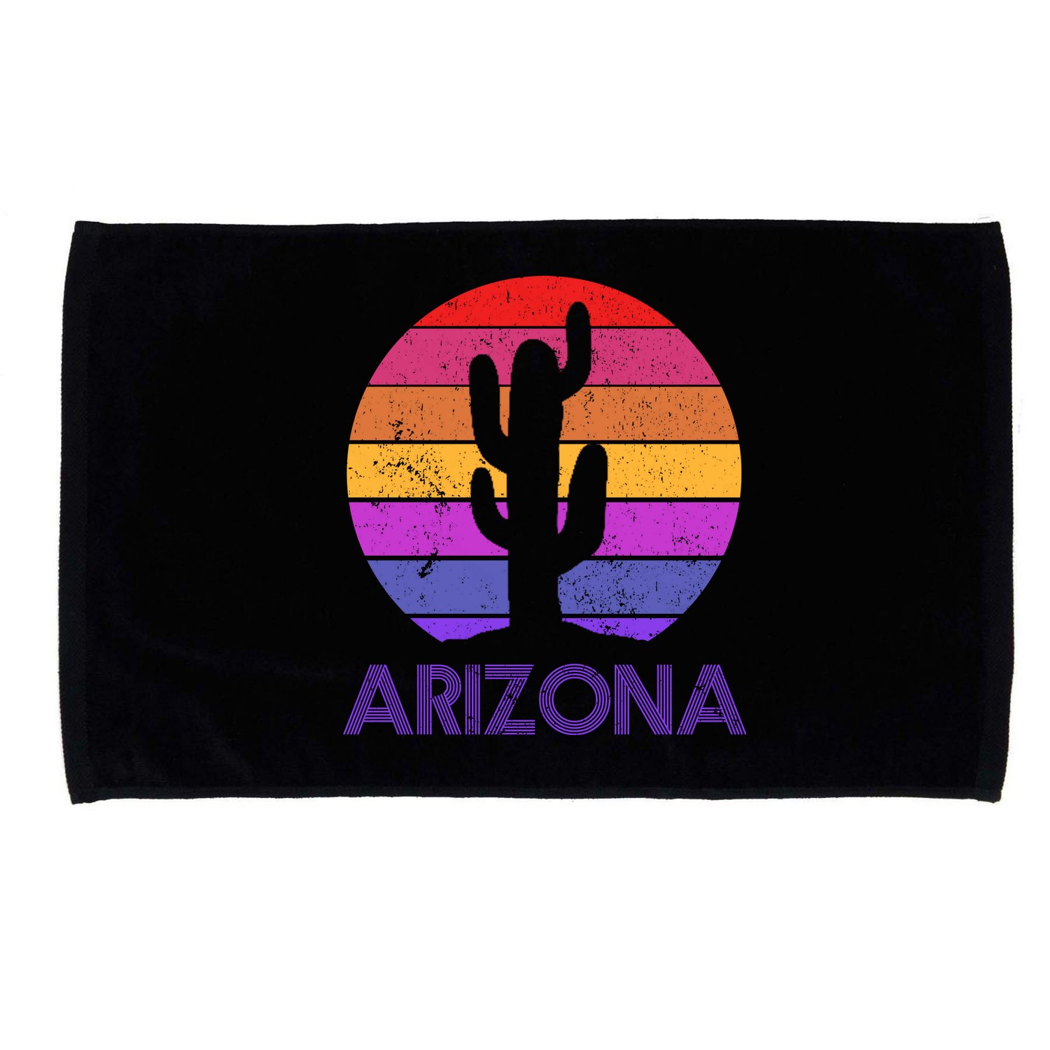 Arizona Gift Vintage Retro Cactus Souvenir Gift Microfiber Hand Towel