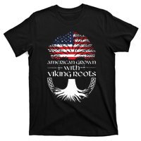 American Grown Viking Roots Warrior Nordic Viking T-Shirt