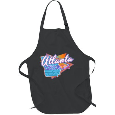 Atlanta Georgia Vintage Retro Throwback Apron