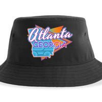 Atlanta Georgia Vintage Retro Throwback Sustainable Bucket Hat